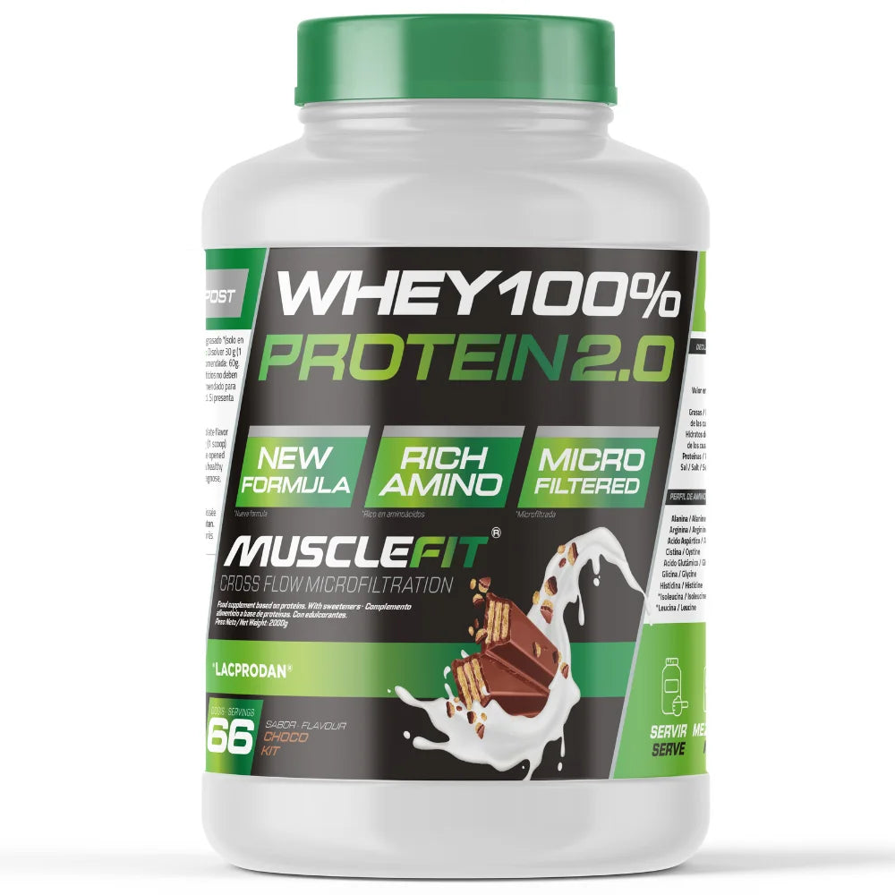 100% Whey Protein Premium - Fórmula con Lacprodan y Digezyme para Regeneración Muscular