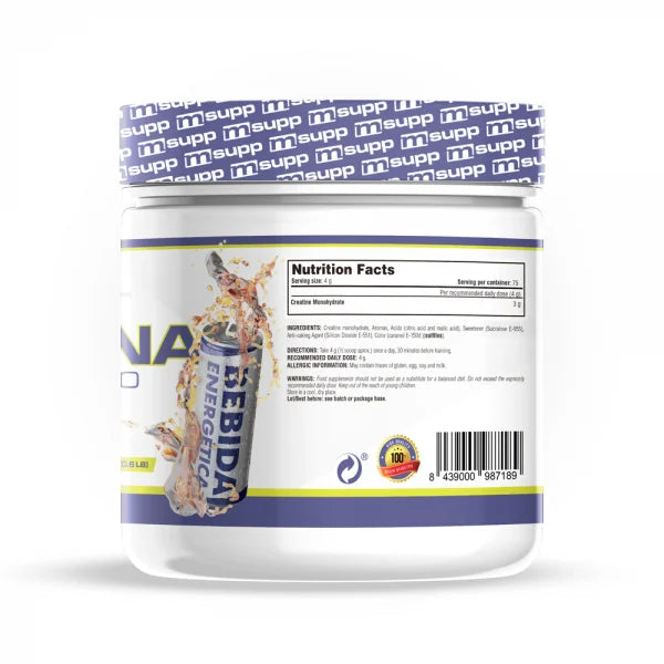 Creatina Monohidrato 200 Mesh - 300g MM Supplements - Aumento de Músculo
