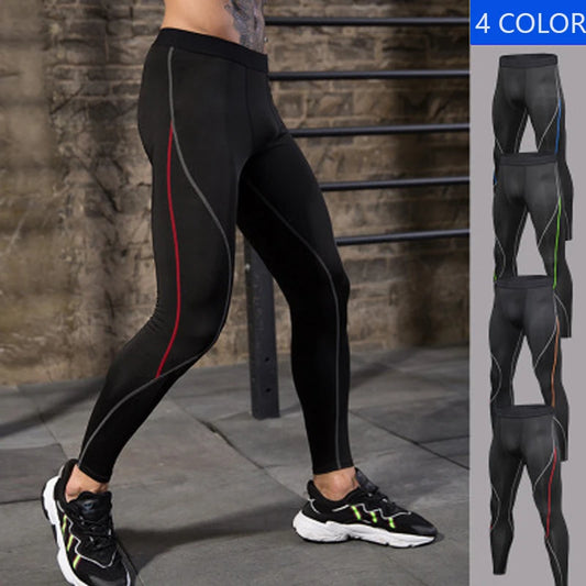 Mallas de Compresión para Hombre - Leggings Deportivos para Running, Gym y Fútbol