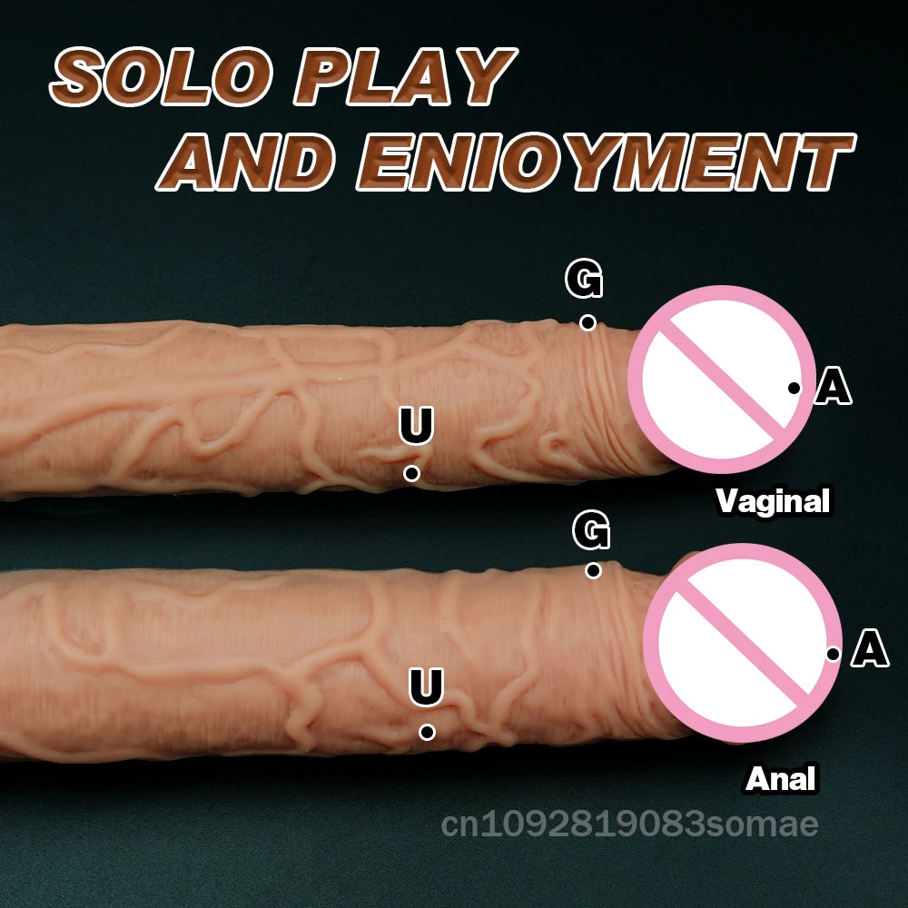 🔥 OFERTA EXCLUSIVA: Consolador de Doble Extremo Premium - Doble Placer Garantizado