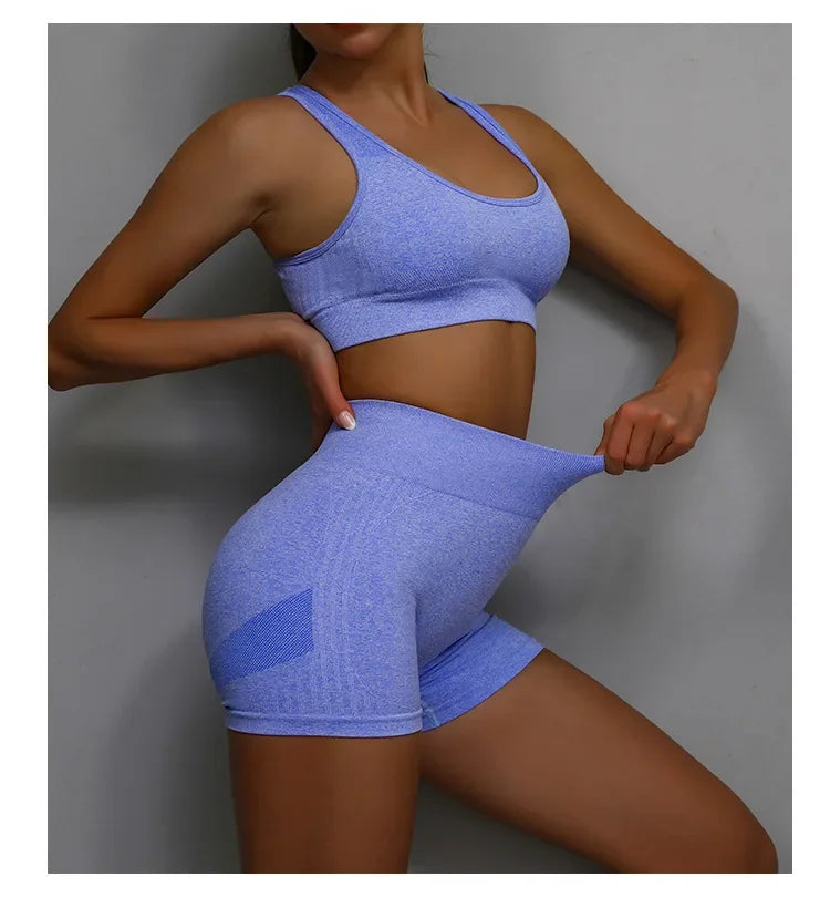 Conjunto Deportivo Premium para Mujer - Chaleco y Shorts para Yoga y Fitness