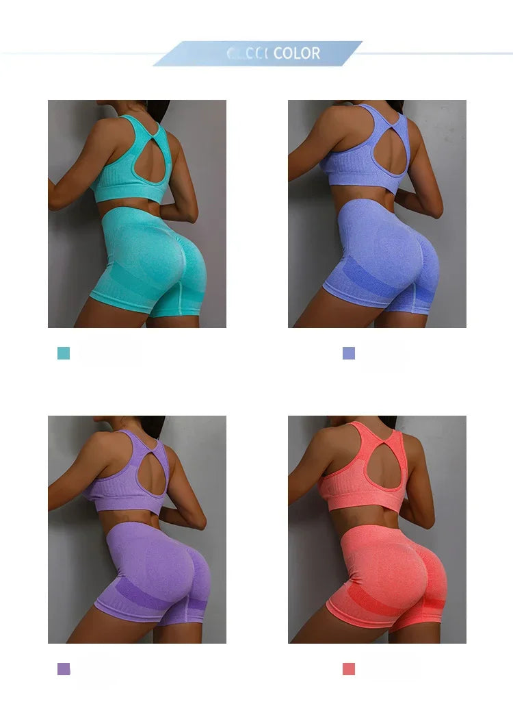 Conjunto Deportivo Premium para Mujer - Chaleco y Shorts para Yoga y Fitness