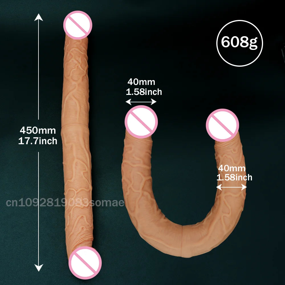 🔥 OFERTA EXCLUSIVA: Consolador de Doble Extremo Premium - Doble Placer Garantizado