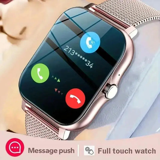 Reloj inteligente Android 2024, pantalla a color de 1,44 pulgadas, Bluetooth, llamadas, oxígeno en sangre