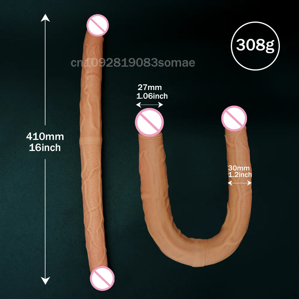 🔥 OFERTA EXCLUSIVA: Consolador de Doble Extremo Premium - Doble Placer Garantizado