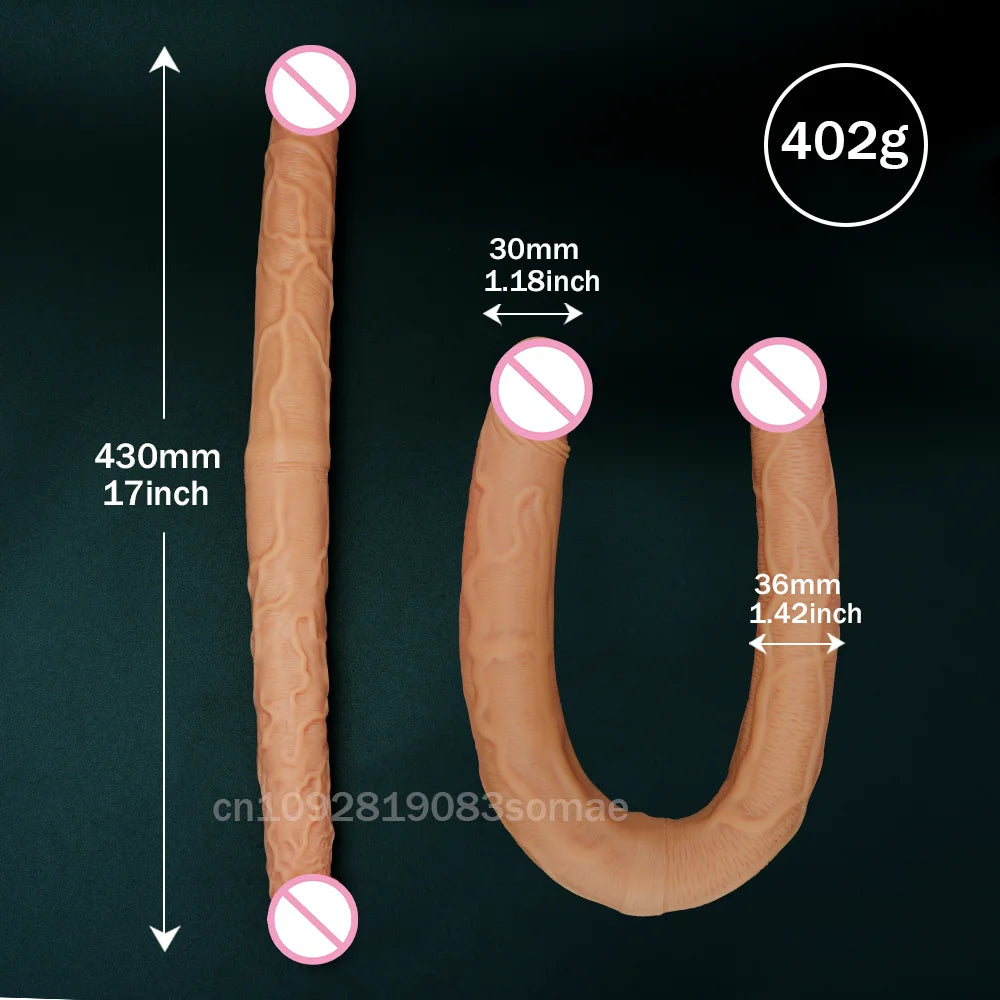 🔥 OFERTA EXCLUSIVA: Consolador de Doble Extremo Premium - Doble Placer Garantizado