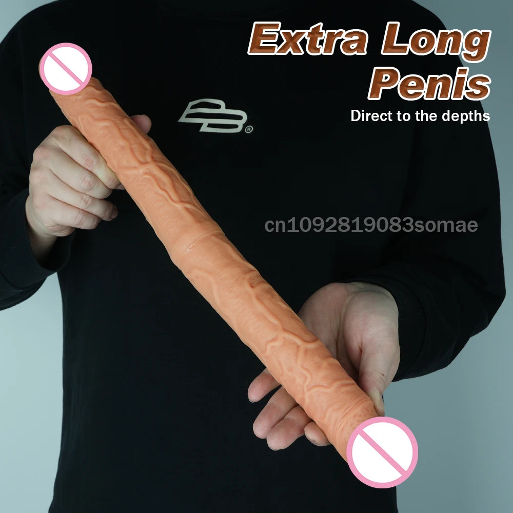 🔥 OFERTA EXCLUSIVA: Consolador de Doble Extremo Premium - Doble Placer Garantizado